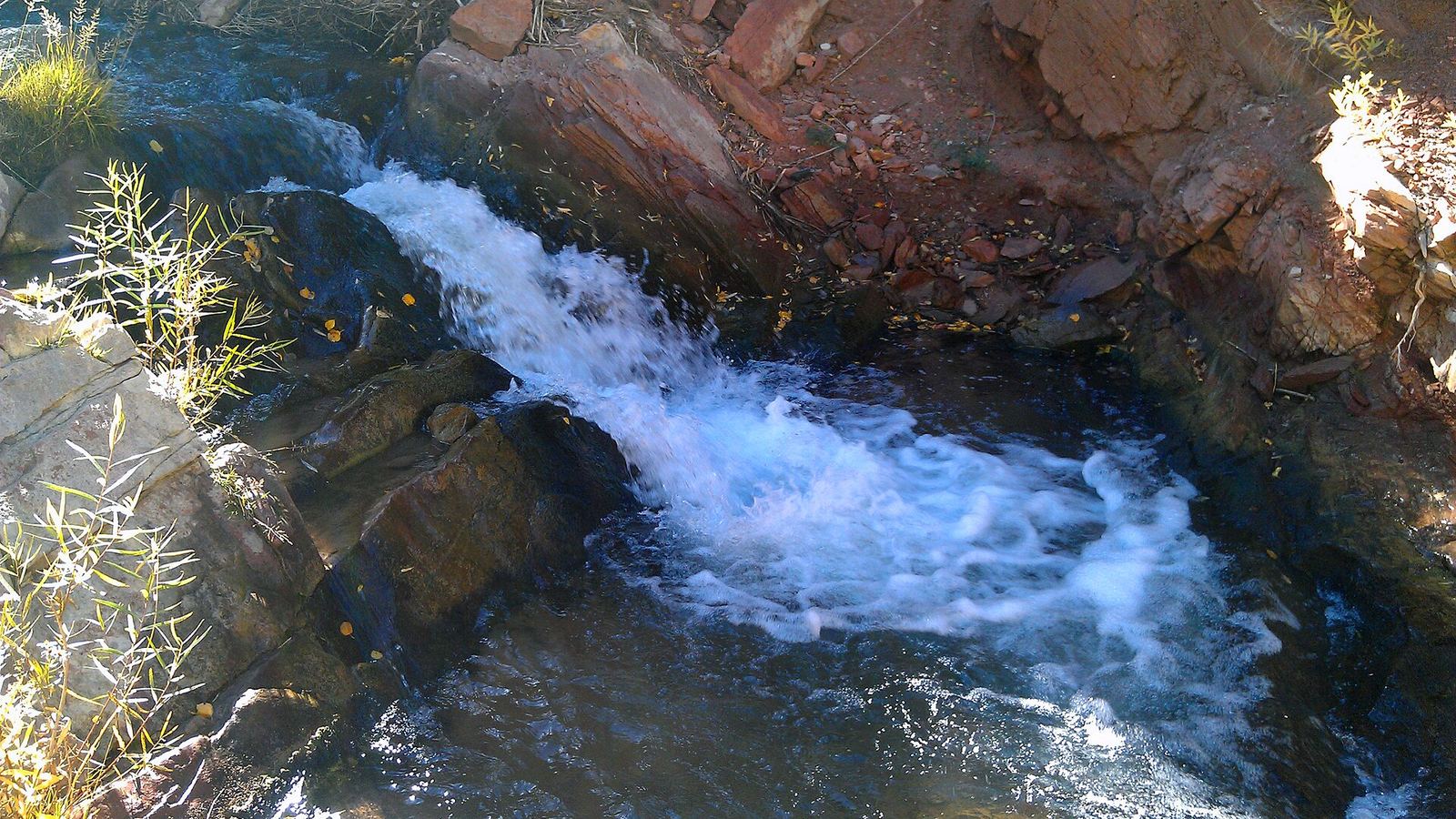 A Small Waterfall along Kanarra Creek